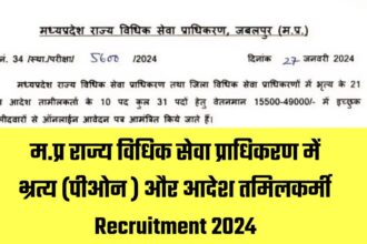 MP State LSA Jabalpur Recruitment 2024