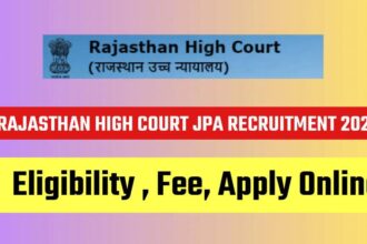 rajasthan high court jpa recruitment 2024